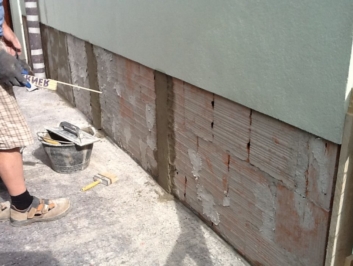 Umidità di risalita zoccolatura esterna